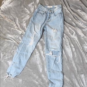 Pacsun Cropped Mom Jeans